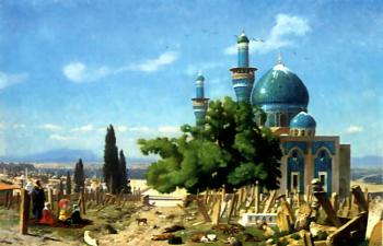 讓 萊昂 傑羅姆 The Field of Rest Cemetary of the Green Mosque 讓 萊昂 傑羅姆 The Field of Rest Cemetary of the Green Mosque